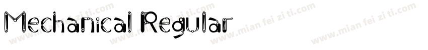Mechanical Regular字体转换
